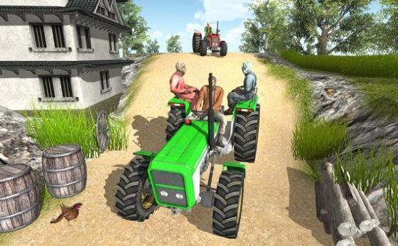 3D农业拖拉机卡车1