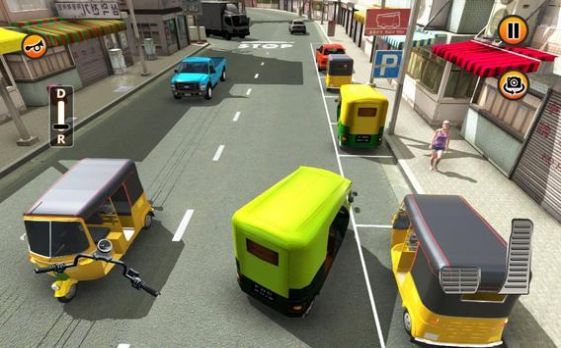 人力车停车模拟.jpg