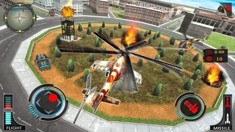 武装直升机机器人模拟器1