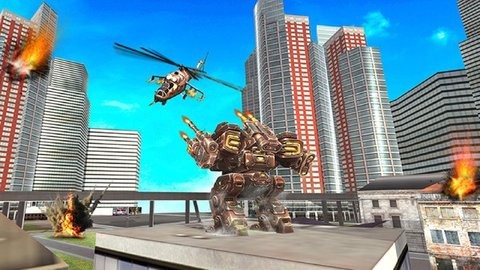 武装直升机机器人模拟器3